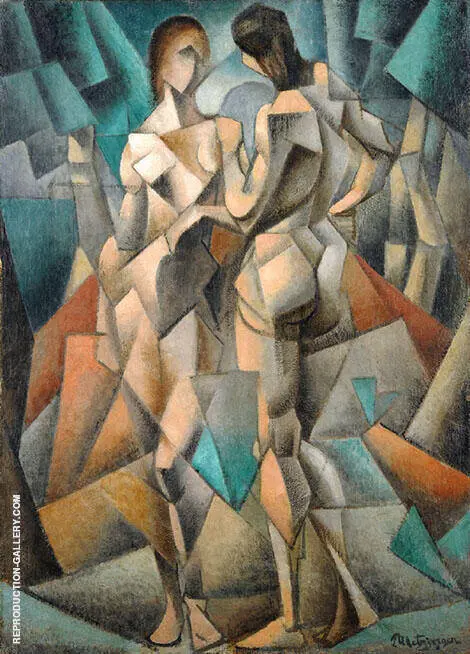 Two Nudes Two Women 1910 By Jean Metzinger