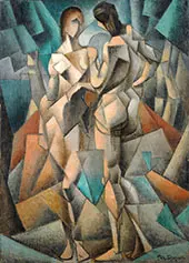 Two Nudes Two Women 1910 By Jean Metzinger
