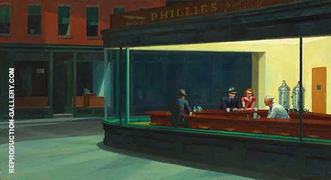 Nighthawks 1942 By Edward Hopper