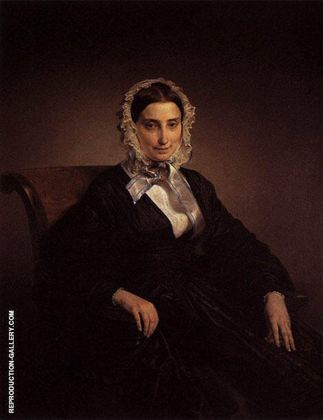 Portrait of Teresa Barri Stampa 1849 | Oil Painting Reproduction