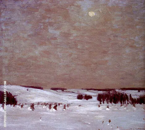 The Winter Moon By William Langson Lathrop
