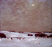 The Winter Moon By William Langson Lathrop