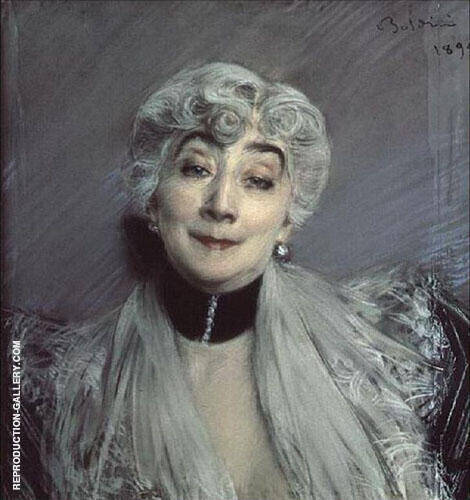 Countess de Janville by Giovanni Boldini | Oil Painting Reproduction