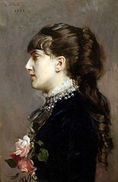 Madame Leclanche 1881 By Giovanni Boldini