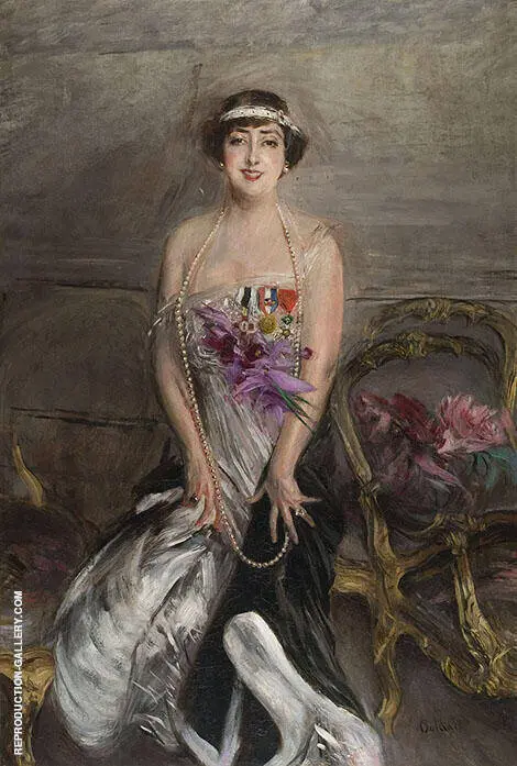 Madame Michelham By Giovanni Boldini