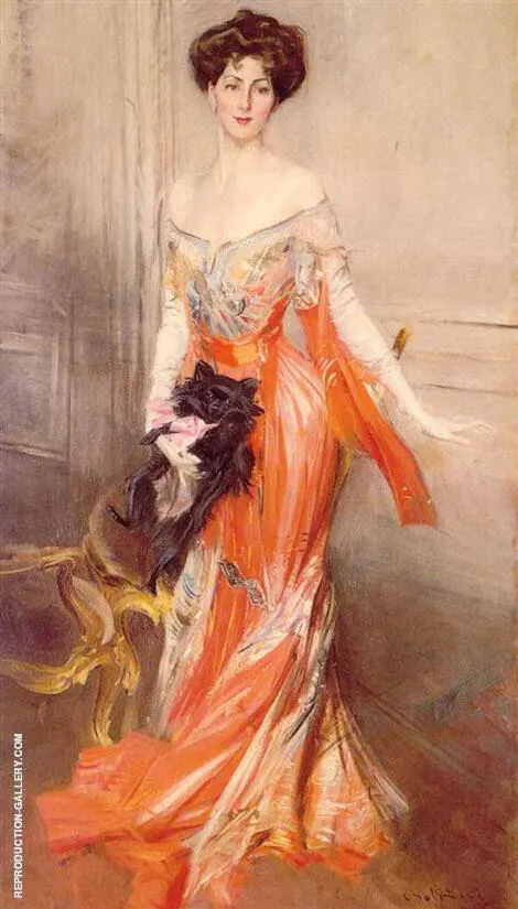Portrait of Elizabeth Wharton Drexel 1905 By Giovanni Boldini
