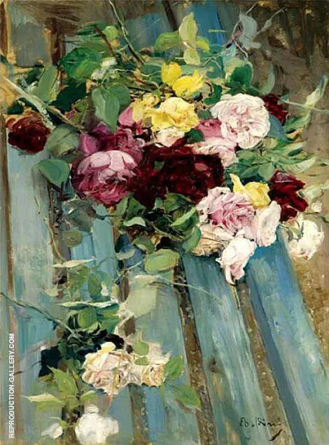 Still Life with Rose By Giovanni Boldini