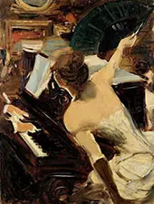 The Mondona Singer By Giovanni Boldini