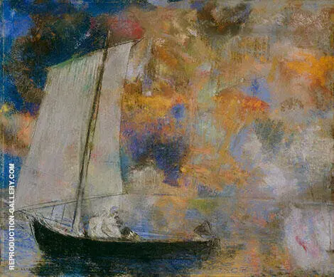 Flower Clouds 1903 By Odilon Redon