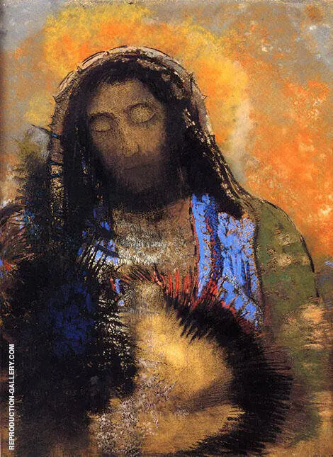 Sacred Heart 1910 By Odilon Redon
