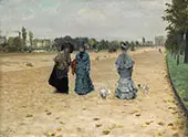 Avenue de bois du Boulogne 1874 By Giuseppe De Nittis