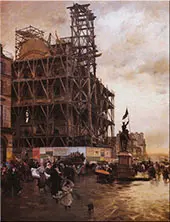 Place des Pyramides 1876 By Giuseppe De Nittis