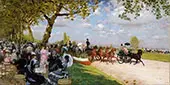 Return From The Races 1875 By Giuseppe De Nittis