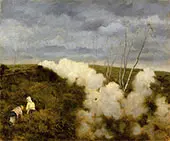 The Passing of a Train By Giuseppe De Nittis