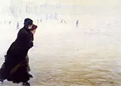 The Skating Lesson By Giuseppe De Nittis