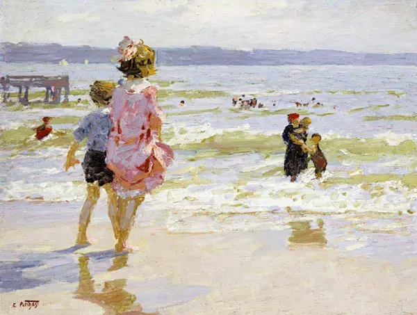 At the Seashore By Edward Henry Potthast