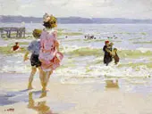 At the Seashore By Edward Henry Potthast