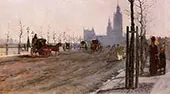 The Victoria Embankment London 1875 By Giuseppe De Nittis