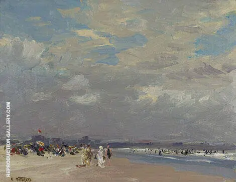 Rockaway Beach By Edward Henry Potthast