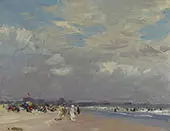 Rockaway Beach By Edward Henry Potthast