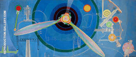 Propeller Air Pavilion 1937 by Sonia Delaunay | Oil Painting Reproduction