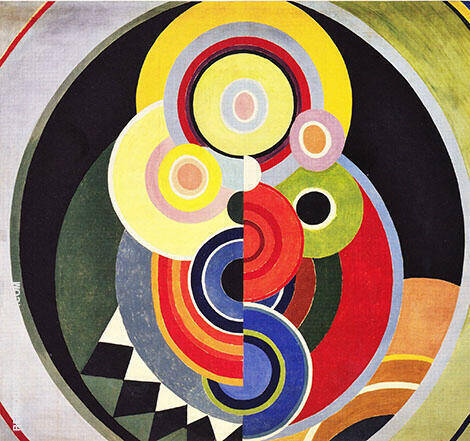 Salon des Tuileries 1938 by Sonia Delaunay | Oil Painting Reproduction