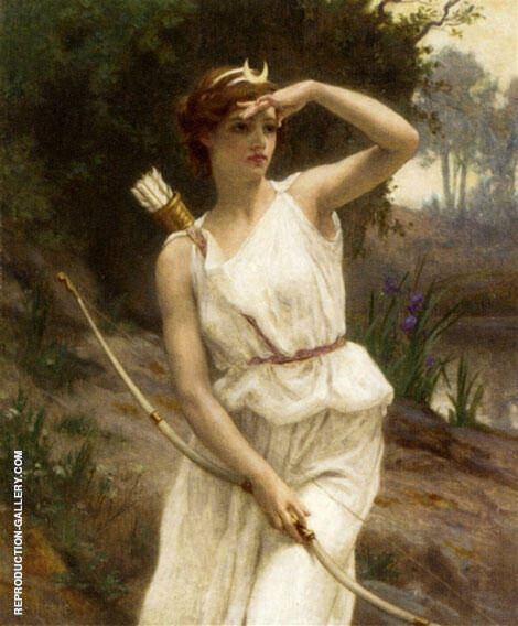 Diana The Huntress by Guillaume Seignac | Oil Painting Reproduction