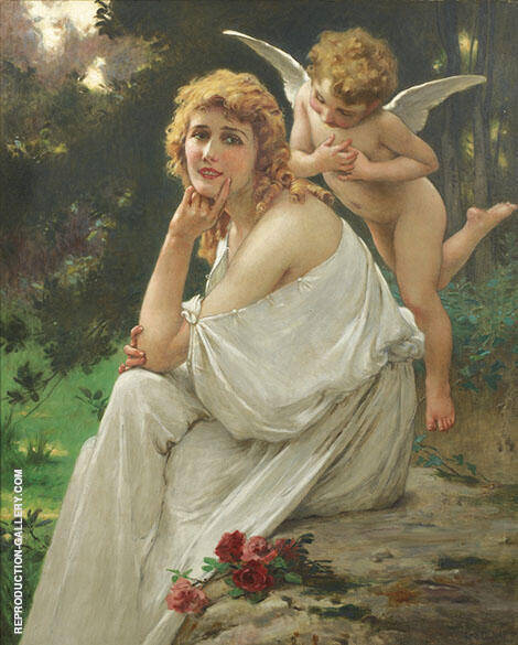 Portrait of Mary Pickford by Guillaume Seignac | Oil Painting Reproduction