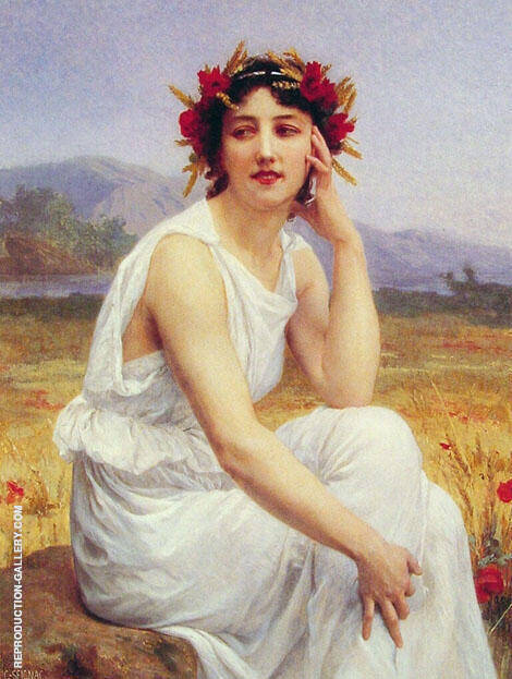 The Muse by Guillaume Seignac | Oil Painting Reproduction