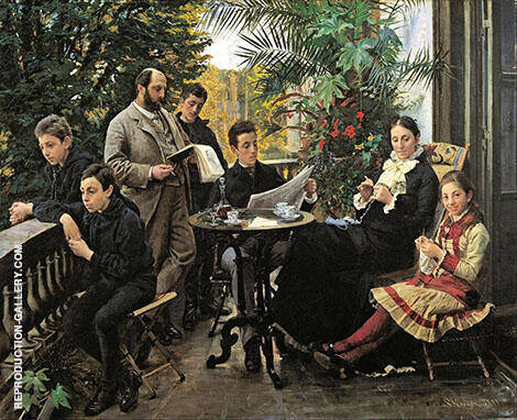 The Hirschsprung Family 1881 | Oil Painting Reproduction