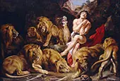 Daniel in The Lions' Den By Peter Paul Rubens