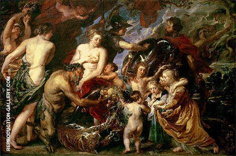 Peace and War 1629 by Peter Paul Rubens | Oil Painting Reproduction