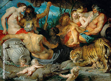 The Four Continents 1615 by Peter Paul Rubens | Oil Painting Reproduction
