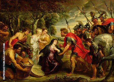 The Meeting of David and Abigail | Oil Painting Reproduction
