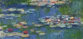 Water Lilies 1916 S detail By Claude Monet