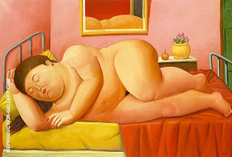 Desnudo Acostado By Fernando Botero