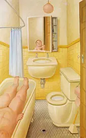 El Bagno By Fernando Botero
