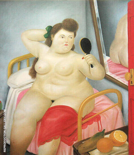 La Toilette 2 by Fernando Botero | Oil Painting Reproduction