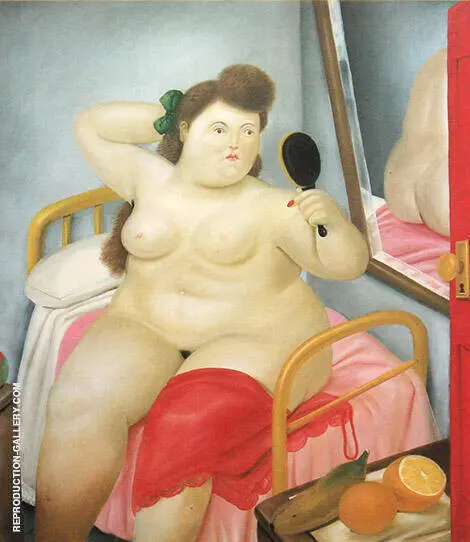 La Toilette 2 By Fernando Botero
