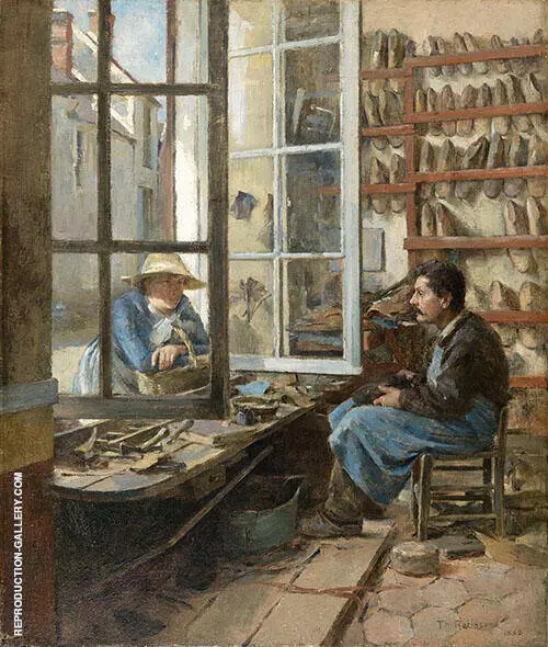 A Cobbler of Old Paris 1885 By Theodore Robinson