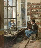 A Cobbler of Old Paris 1885 By Theodore Robinson