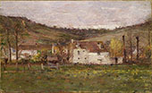 A French Hamlet 1892 By Theodore Robinson