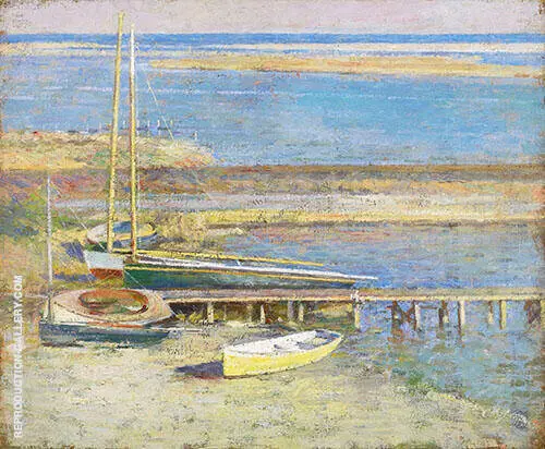 Boat at a Landing 1894 By Theodore Robinson