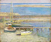 Boat at a Landing 1894 By Theodore Robinson