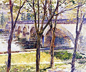 Bridge Near Giverny 1892 By Theodore Robinson