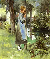 By The River 1887 By Theodore Robinson
