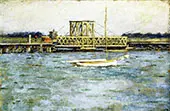 Drawbridge Long Branch 1894 By Theodore Robinson