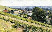 From The Hill Giverny c1889 By Theodore Robinson