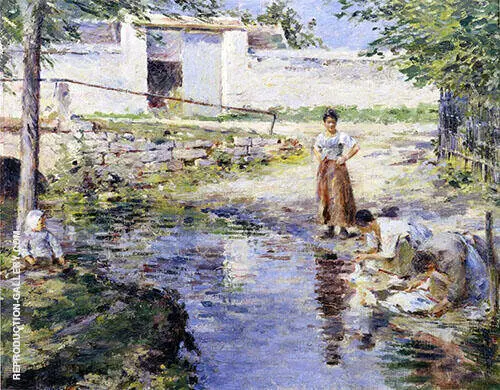 Gossips 1891 By Theodore Robinson