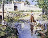 Gossips 1891 By Theodore Robinson